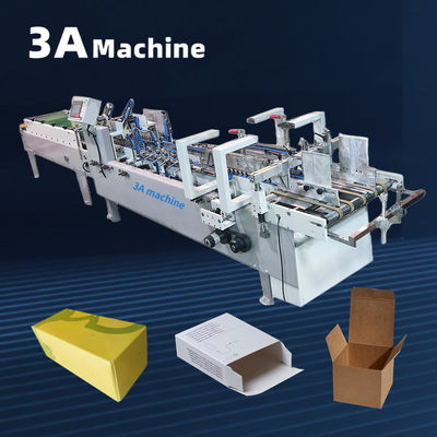 3ACQ-580D Gluer automatique pour dossiers avec machine à attacher Facile à utiliser et semi-automatique