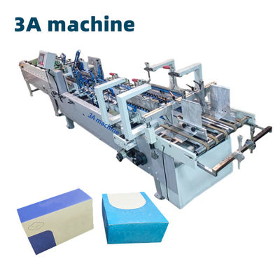 Production d'expérience avec la machine de collage du dossier de carton 580D et fonction optionnelle