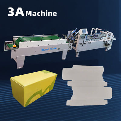 Autre façon de plier de la colle latérale à grande vitesse machine de pliage de la colle pour le pliage lisse