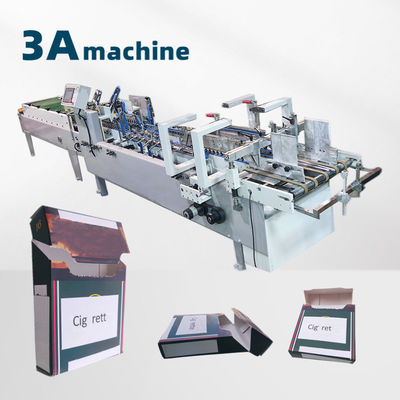 Présentation de la machine à coller des dossiers 1300 kg Poids et vidéo pour la fabrication de boîtes