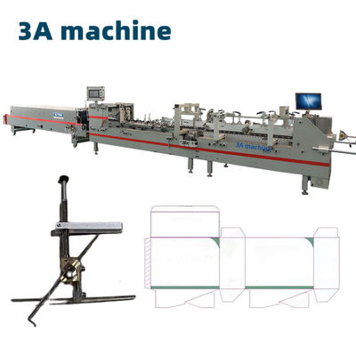 Vidéo d'inspection de sortie fournie Gluer automatique SHH-800AG-2 pour carton de cuivre