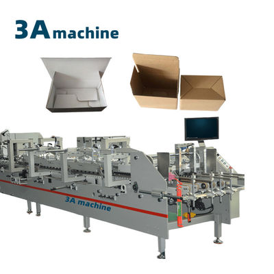 CQT900YG-2 Machine de fabrication de boîtes de carton à verrouillage au fond pré-pliée pour emballage de boîtes de parfums