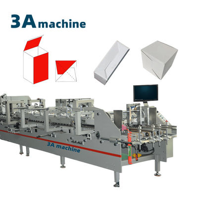 Taille du volume Longueur 9,9 m * largeur 1,2 m * hauteur 1,3 m Machine à coller pour la fabrication de boîtes de carton