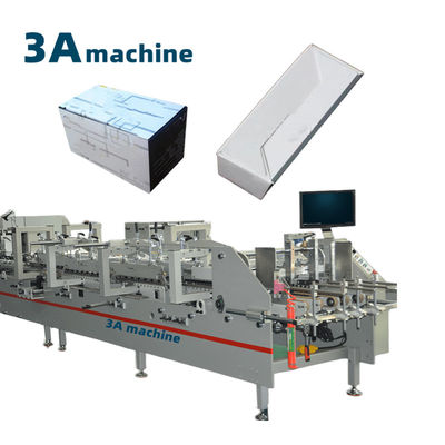 CQT-900YG-2 machine à coller des feuilles ondulées à verrouillage de fond pré-pliée pour emballage de boîtes