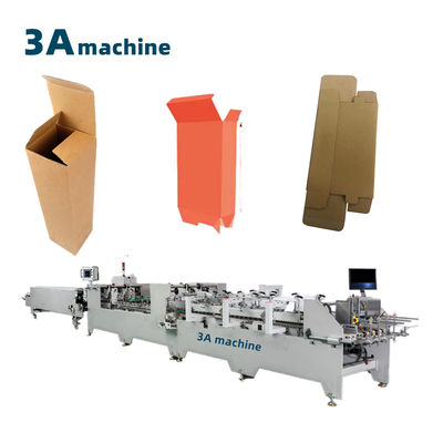 300 m/min Machine de collage à double verrouillage de fond en carton ondulé avec fonction de colle chaude
