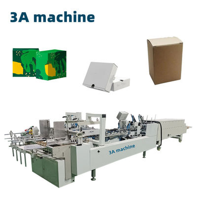 Compact 3.5M*1.1M*1.4M CQT 800 machine à coller des dossiers pour le pliage et le collage du carton