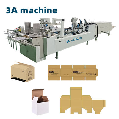 Poids net Environ 1300kg CQT-800WK-2 Carton ondulé boîte de pliage machine à coller machine