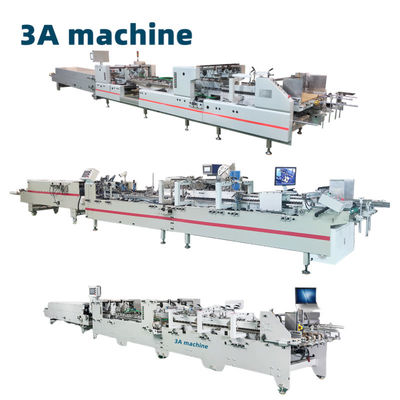 Machine à coller automatique de type CQT-900 pour colle latérale en ligne droite Boîte de verrouillage inférieur