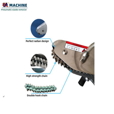 8*12 Taille NT502 Machine pneumatique de nettoyage des déchets pour une tension de 220 V