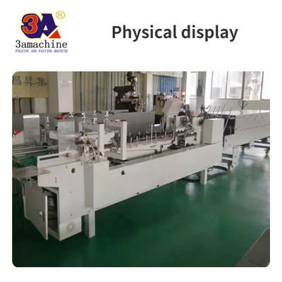 Machine à coller les dossiers en carton entièrement automatique avec inspection vidéo en sortie