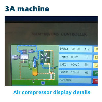 Compresseur à air automatique de 900 mm*550 mm*1000 mm à un tuyau 22 kW 10 bar