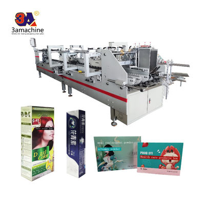 Machine de collage de carton 3A contrôlée par PLC pour la production automatique de boîtes