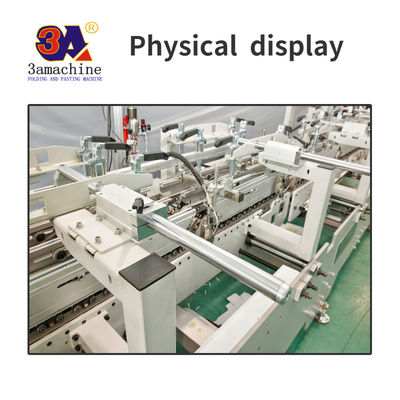 Machine de collage de carton 3A contrôlée par PLC pour la production automatique de boîtes