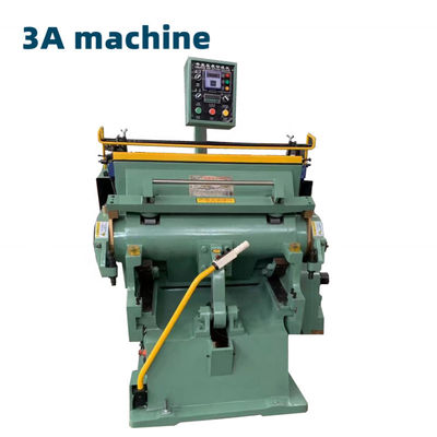 Machine à découper à la matrice manuelle CQT 750 pour le creusement et le pliage du papier dans une usine de fabrication