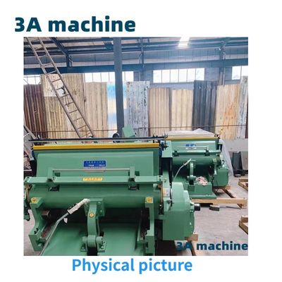 Machine à découper à la matrice manuelle CQT 750 pour le creusement et le pliage du papier dans une usine de fabrication