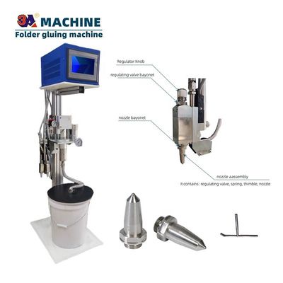 Distributeur automatique de colle 90 kg Machine de pulvérisation de colle pour collage à froid