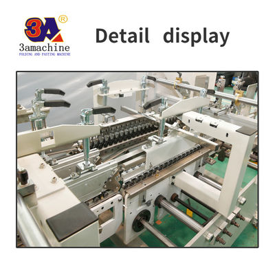 Machine à coller les dossiers avec 750 mm de taille maximale de la boîte élargie et 0-250 m/min Capacité