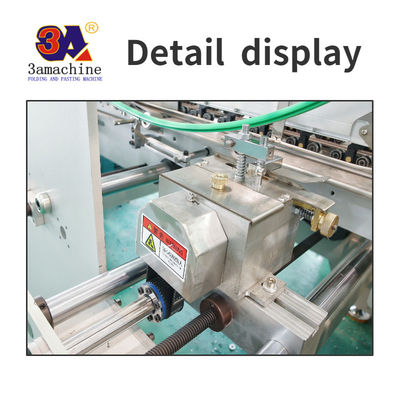 Machine à coller les dossiers avec 750 mm de taille maximale de la boîte élargie et 0-250 m/min Capacité