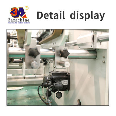 Machine à coller les dossiers avec 750 mm de taille maximale de la boîte élargie et 0-250 m/min Capacité