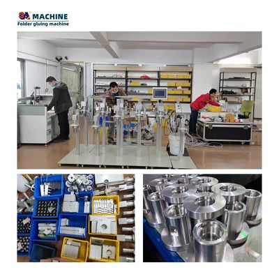 6 canaux 1 pistolet automatique mini boîte pliante machine à coller avec pression d'entrée 2-8Bar