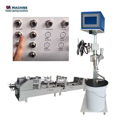 Machine à coller avec 6 canons 2 canons