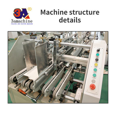 Machine à coller à base de colle à boîte pliante automatique électrique durable