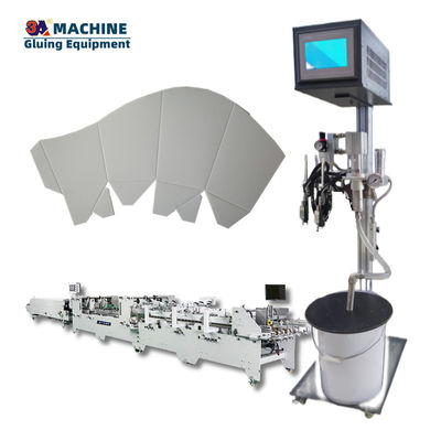 3ACQ2 Automatique 6 canaux 2 Pistolets Machine de fabrication de boîtes en carton pour la fabrication de boîtes en papier