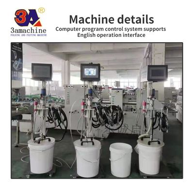 Facile à utiliser Système d'application de colle chimique à froid pour la machine à coller du papier