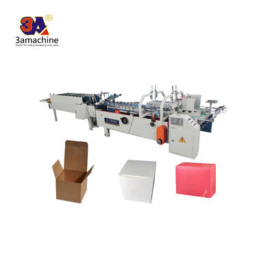 Machine à plier et coller des boîtes avec boîte dépliée à 380 V de tension Largeur 120 mm-500 mm
