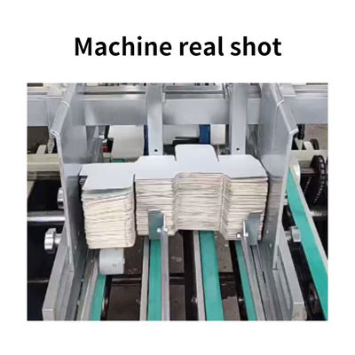 Machine à plier et coller des boîtes avec boîte dépliée à 380 V de tension Largeur 120 mm-500 mm