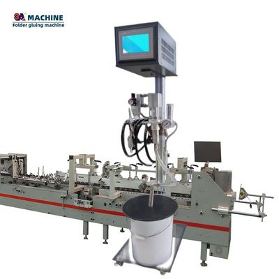 6 Chaîne 4 Pistolets à colle froide Machine de fabrication de boîtes de parfum avec configurations optionnelles