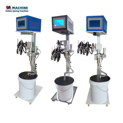 6 Chaîne 4 Pistolets à colle froide Machine de fabrication de boîtes de parfum avec configurations optionnelles