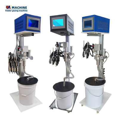 6 Chaîne 4 Pistolets à colle froide Machine de fabrication de boîtes de parfum avec configurations optionnelles