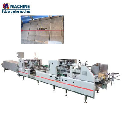 CQT1500 Carton ondulé à coulisse collante collage latéral pour la vitesse de pliage et de collage automatique