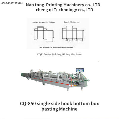 Machine à coller des boîtes de fond à crochet unique avec une capacité de 3500 kg et une tension 380
