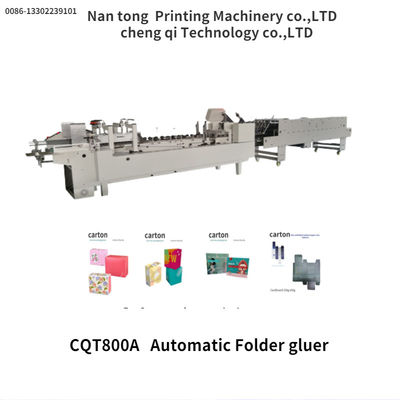 CQT/800A Machine automatique de fabrication de boîtes de collage à dossiers 1600 KG Grade automatique automatique