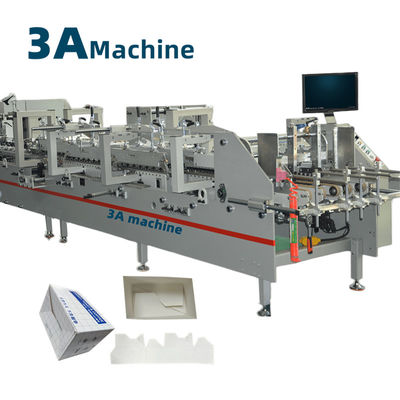CQT900YG-2 Machine de collage de boîtes à verrouillage en bas pré-pliée pré-pliée pour boîtes différentes