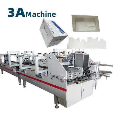 CQT900YG-2 Machine de collage de boîtes à verrouillage en bas pré-pliée pré-pliée pour boîtes différentes