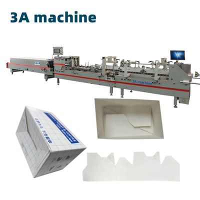 CQT900YG-2 Machine de collage de boîtes à verrouillage en bas pré-pliée pré-pliée pour boîtes différentes