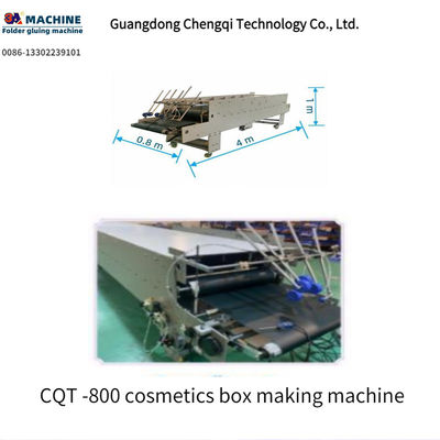 Améliorez votre processus d'emballage avec la machine de fabrication de boîtes de cosmétiques pré-pliées CQT-800