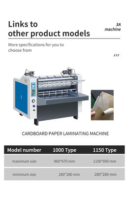 CQT 1000 Laminaire automatique à flûte de carton à planche pour la lamination à flûte de carton