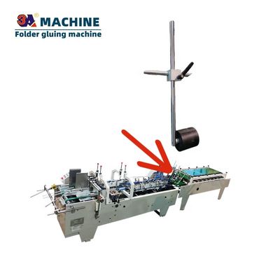 Machine à coller boîtes à entraînement électrique Roue pour boîtes de pressage dossier de colleur ceinture pliante