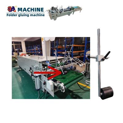 Machine à coller boîtes à entraînement électrique Roue pour boîtes de pressage dossier de colleur ceinture pliante