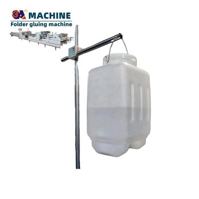 Collageur de carton en plastique pour collage de boîtes dans une machine de collage automatique de boîtes pliantes