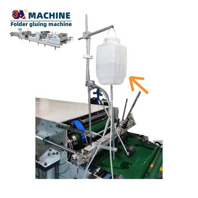 Collageur de carton en plastique pour collage de boîtes dans une machine de collage automatique de boîtes pliantes