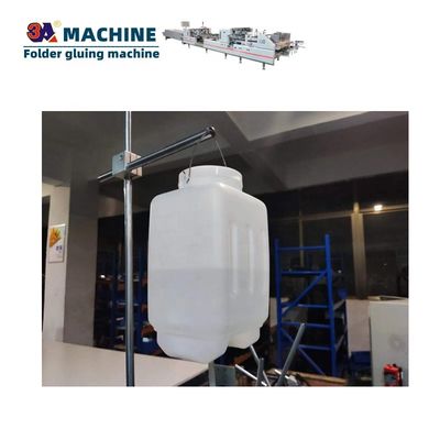 Collageur de carton en plastique pour collage de boîtes dans une machine de collage automatique de boîtes pliantes