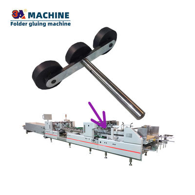 Machine à coller automatique de qualité automatique pour le pliage et le collage de pièces de rechange de boîtes