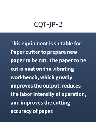 CQT-JP-2 machine à courir le papier à vibration pneumatique pour machine à découper le papier 600 kg