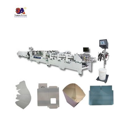 Machine à coller des dossiers semi-automatiques pour les boîtes de carton