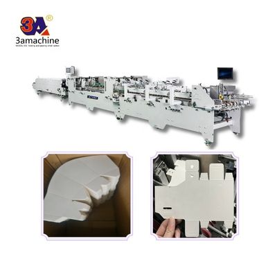 Machine à coller des dossiers semi-automatiques pour les boîtes de carton